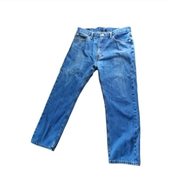 Levi's 505 Regular Fit Straight Leg Jeans Medium Wash | Men's 38x30 - Picture 1 of 12